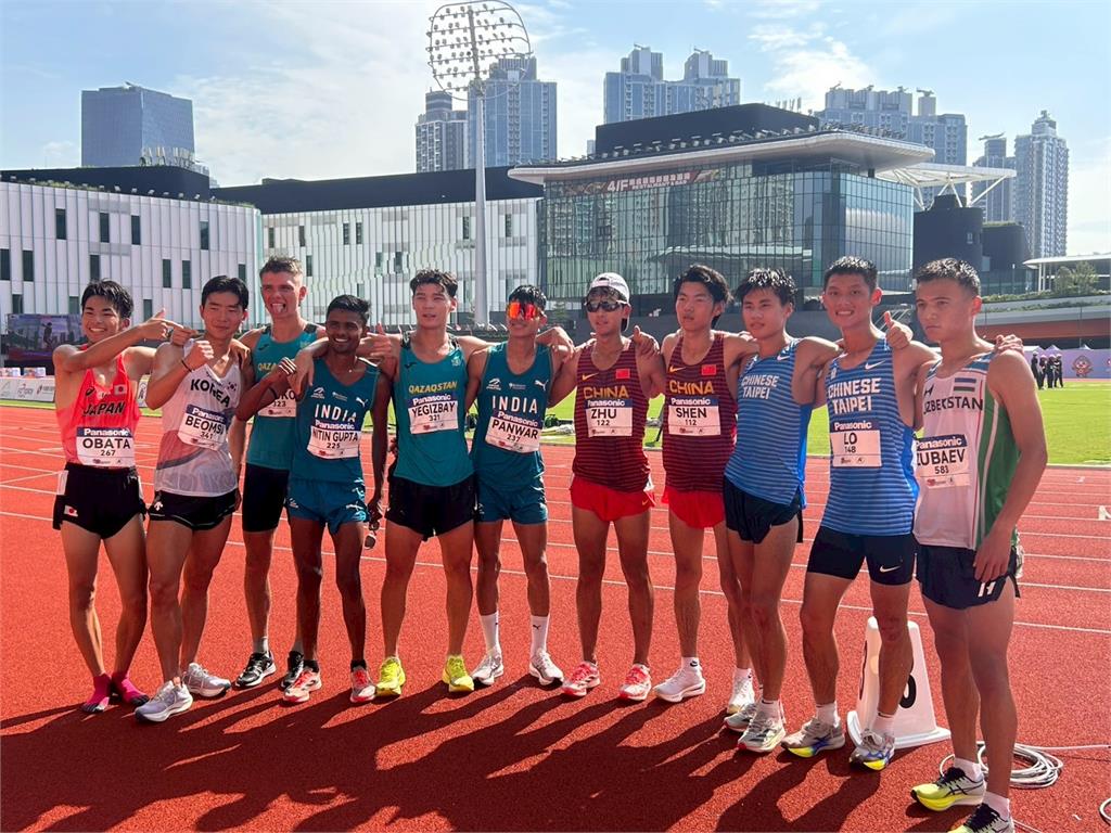 田徑/U20亞錦賽再傳捷報!羅聖欽頂住惡劣天氣壓力5000公尺競走鍍銀