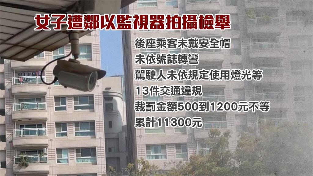 鄰居裝監視器抓違規! 台南女吞13張罰單 法官因「這理由」全撤消