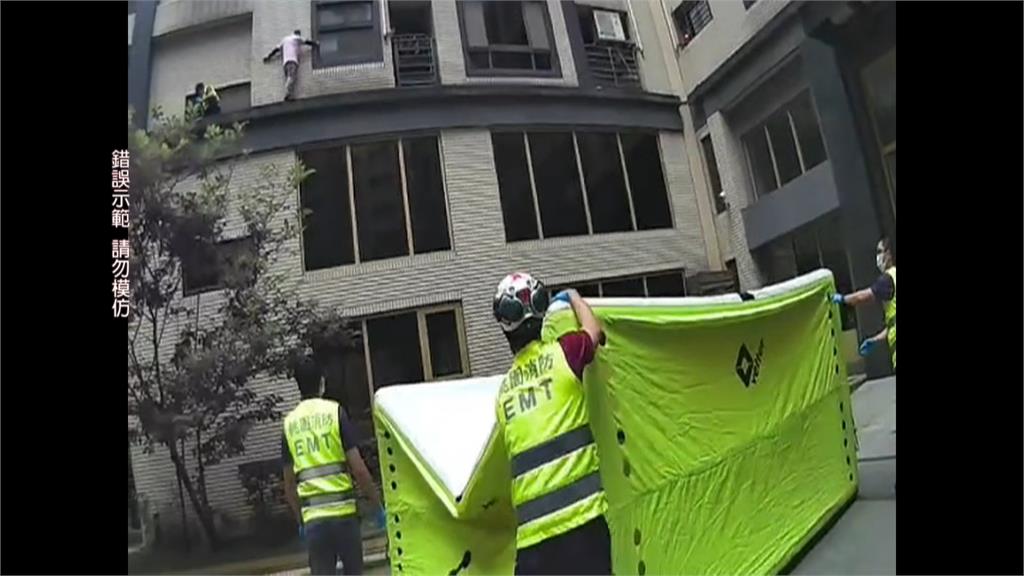 忘記帶鑰匙出險招！　男爬3樓外牆欲回家「進退兩難」