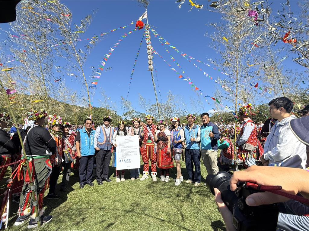 陳瑩出席部落祭典 耆老讚:卑南女兒做得比媳婦多