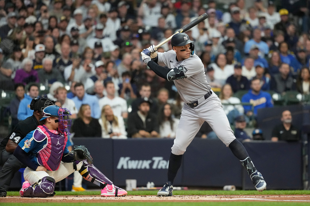 MLB(影)／強打實力榜已看不到大谷翔平！「法官」再度登頂挑戰歷史第一人