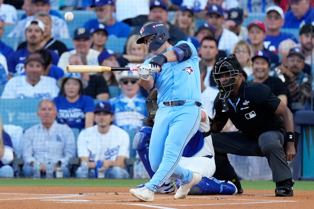 MLB(影)/世界大賽第5戰首打席就開轟! Schneider老爸錄下最興奮時刻