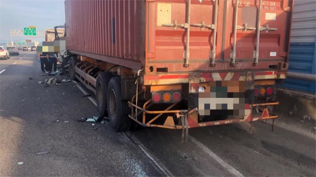 國三和美段聯結車追撞1死1傷 車輛一度回堵近10公里