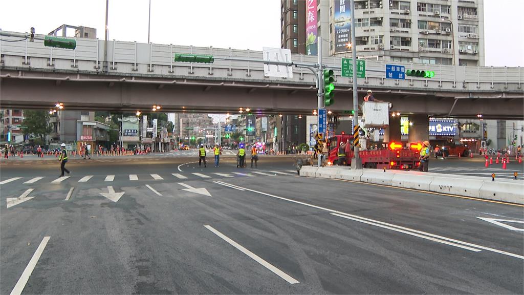 公館圓環提前完工改正交路口　週二首個上班日車流成考驗