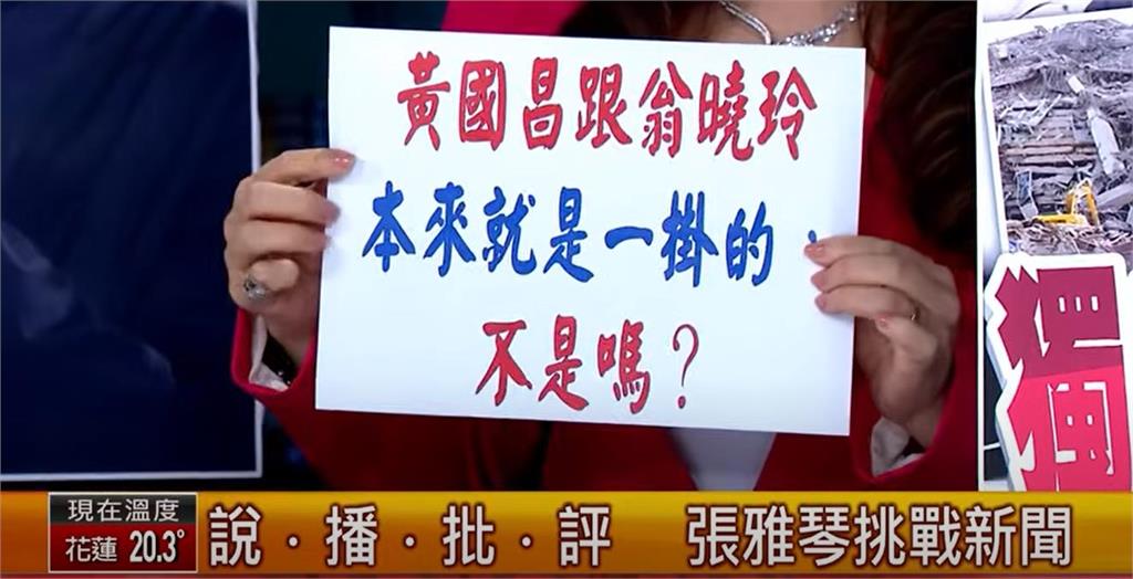 黃國昌嗆「綠營側翼」籲道歉!張雅琴批「荒唐1事」氣瘋:誰知你是哪顆蔥?