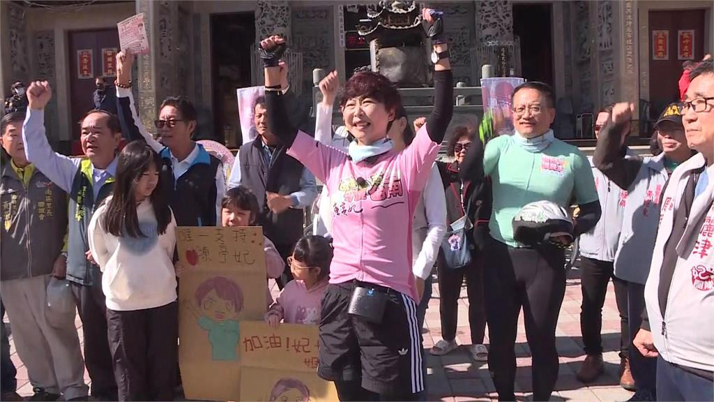 衝刺台南市長初選! 陳亭妃"鐵馬長征"騎遍37區