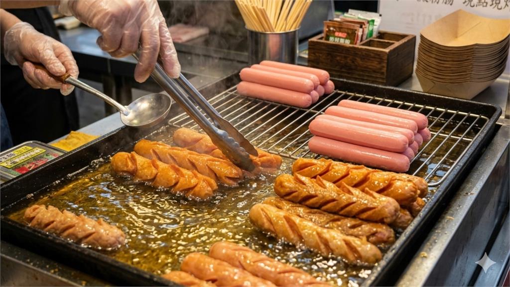 「澱粉腸」登台灣夜市惹議！60元「盤子價」中國網搖頭：大腸包小腸不香嗎？