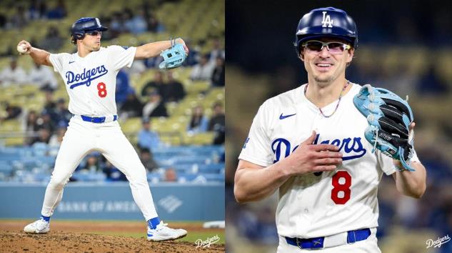 MLB(影)/道奇被打爆6局就換工具人K.赫南德茲登板! 奇特頭盔造型引發關注