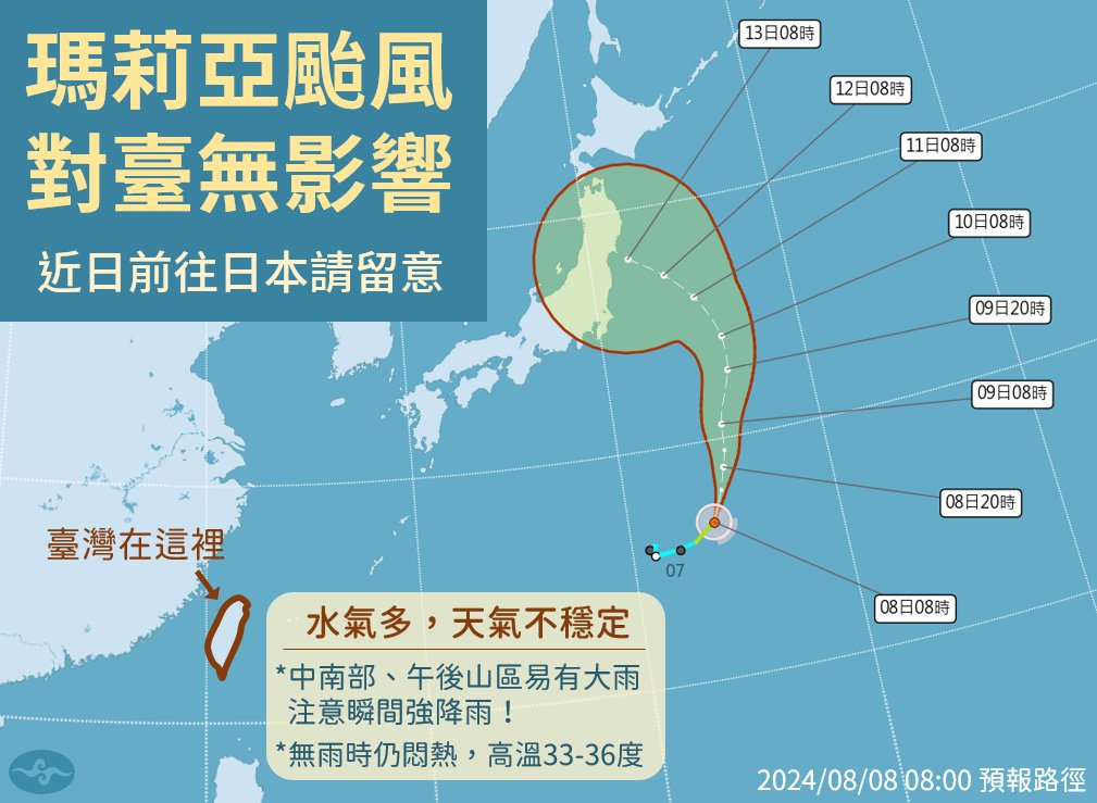 好天氣剩2天...低壓「這天」挾雨報到!林嘉愷曝「輕颱安比」對台影響