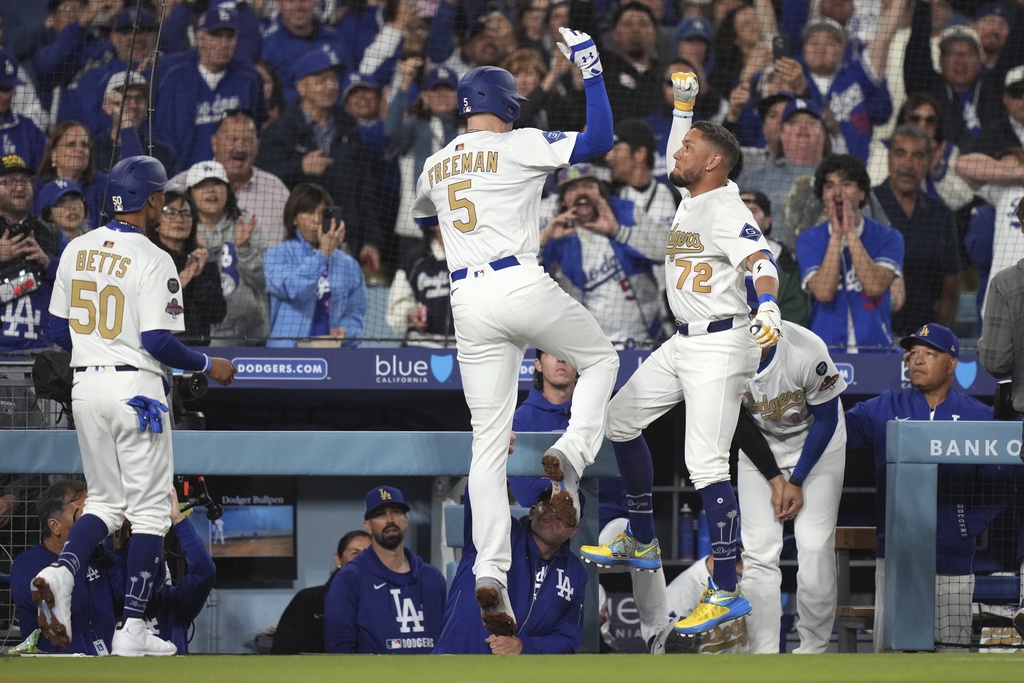 MLB/洗澡也出事?道奇MVP「自由人」佛里曼洗澡扭傷將缺陣