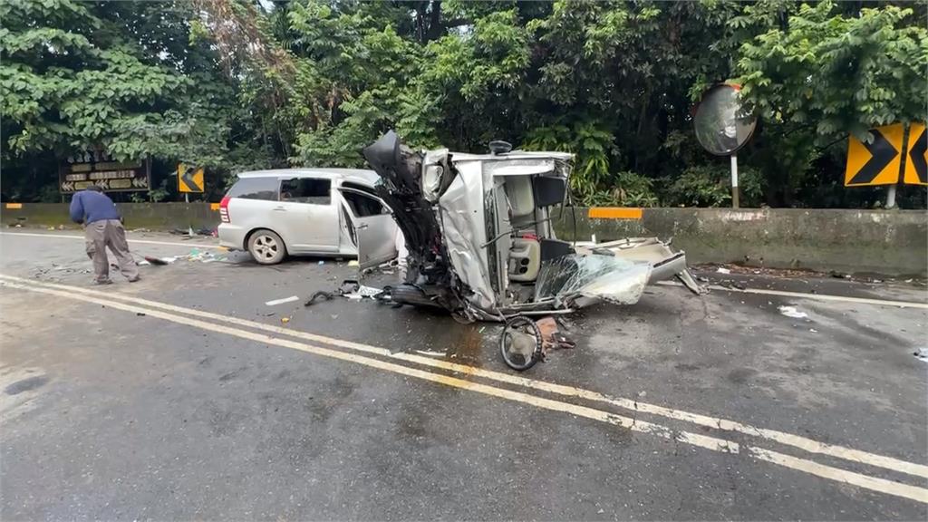 台16線南投名間濁水段　5車連環車禍　3人到院前死亡