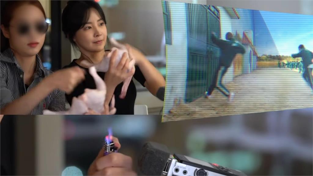 南韓正妹創意製作《魷魚遊戲》擬音　竟用「拳頭搥雞肉」模仿這音效