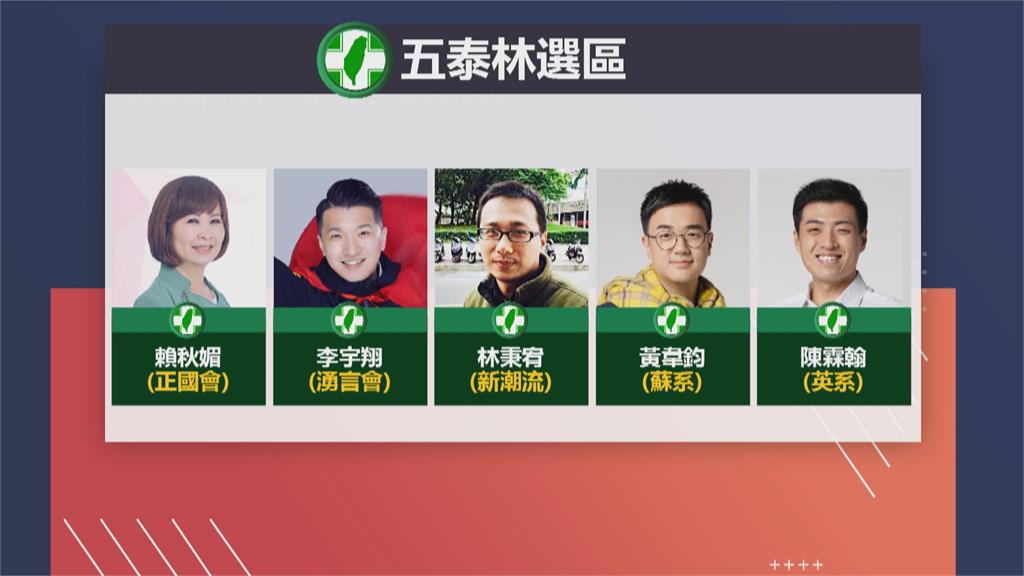 新北議員五泰林激戰　綠營4男角逐黨內初選