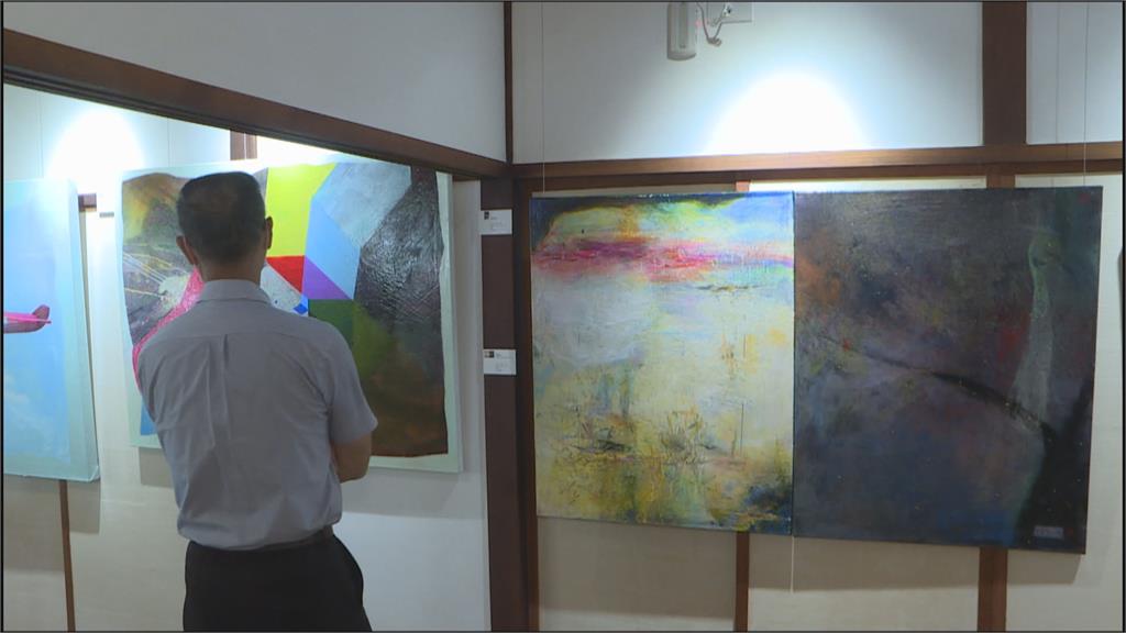 身歷社會時事投入創作　藝術家郭宏法桃園辦畫展