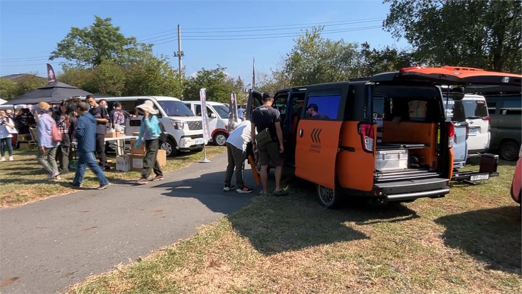 台南玉井露營車大會師活動　逾200台露營車齊聚