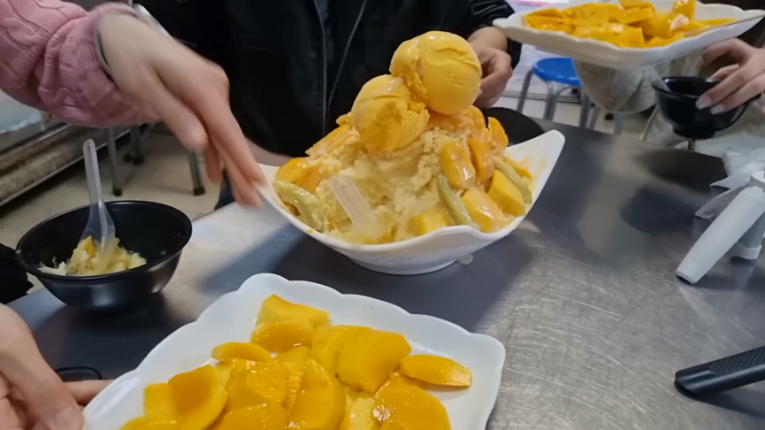一年四季都美味!韓妞冬天來台嚐芒果冰 驚嘆:不能想像怎麼更好吃