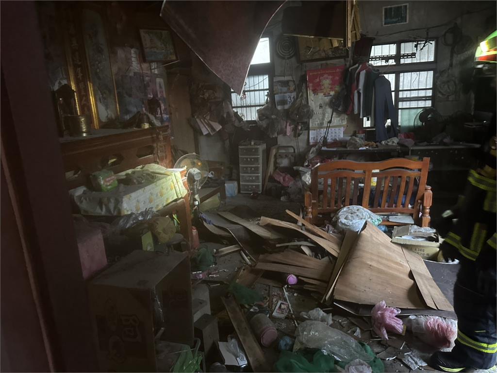 台中后里民宅驚傳氣爆火警 七旬翁疑驚嚇過度 燒燙傷緊急送醫