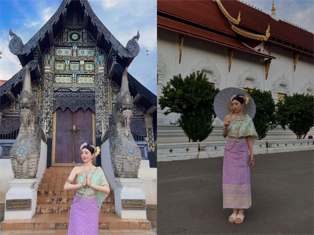 郭雪芙出國放大絕！激美泰服洩「SSR身形」百萬粉暈爆：泰美了
