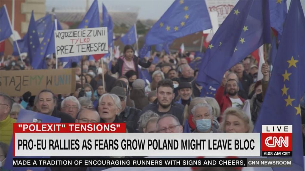 波蘭掀「反脫歐」示威　全國逾百城市遍地開花