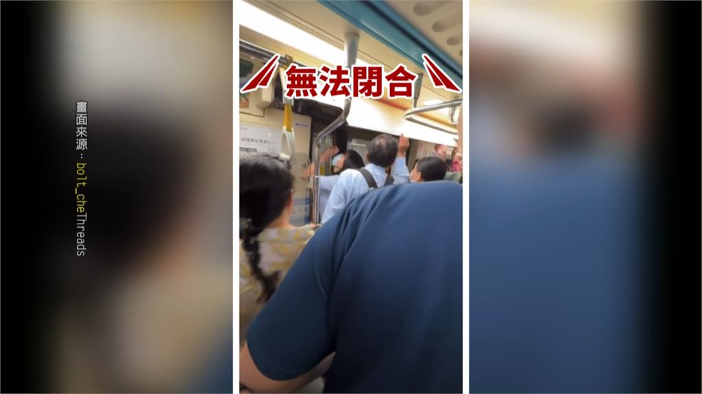 北捷台北橋站「異物卡門」停駛　又擠爆！千名乘客塞月台等接駁