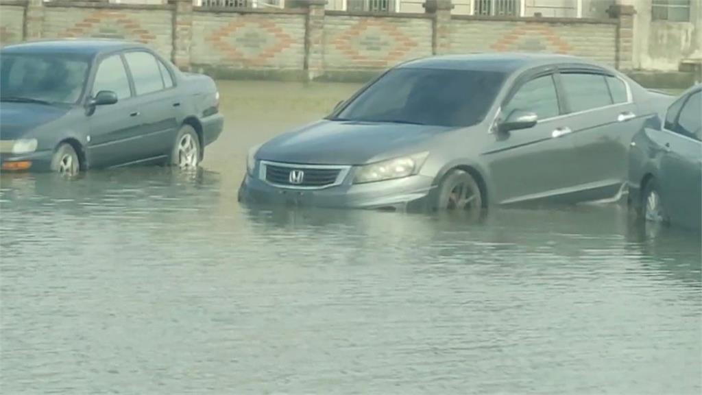 雲林水林鄉大溝村部分地區積水未退 住戶家電泡水
