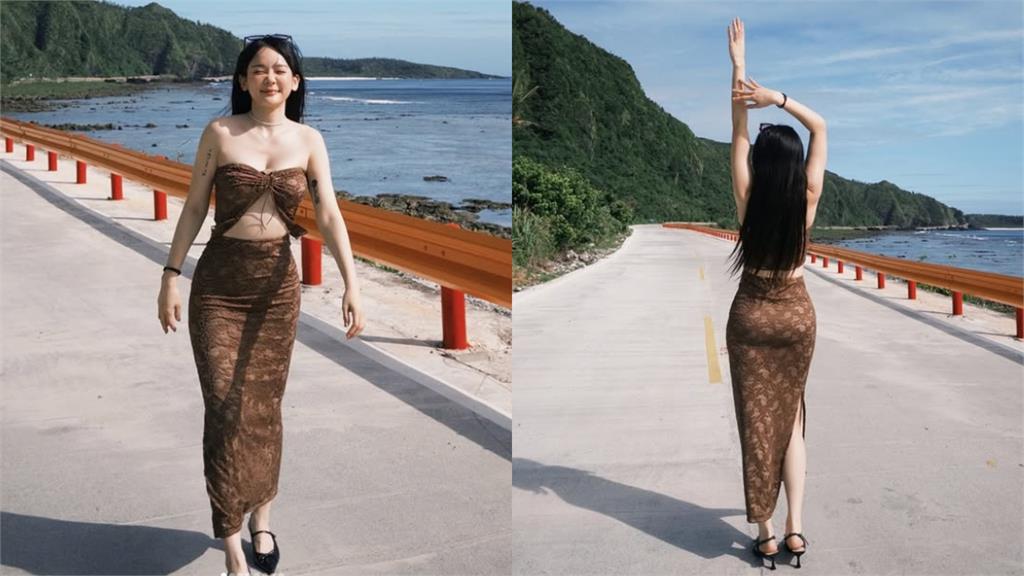 籃球甜心「上下開大V」狂洩深溝 反差1舉「猛扯激緊布料」險炸開!