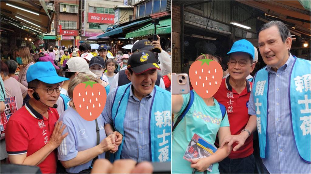 賴士葆回防文山區!馬英九陪掃市場「攤販嗆4字」超尬急轉頭