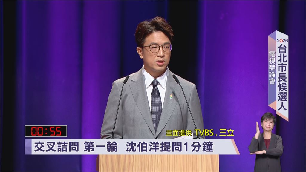 快新聞／沈伯洋下手有夠狠！辯論一開場「狠電蔣市府3痛處」　蔣萬安竟破防開罵