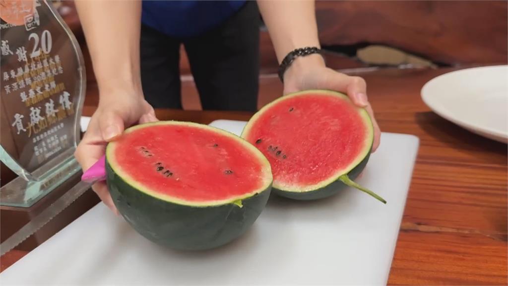 LV級"馬卡龍西瓜"小而美 屏東九如農會搶鮮上市