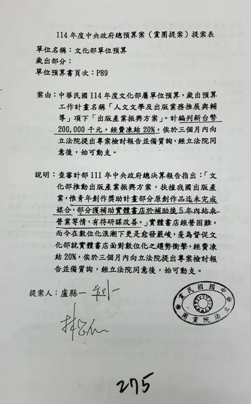 快新聞/文化浩劫!書店與出版業批藍亂砍預算 逾4千人抗議連署:頭痛何須砍頭?
