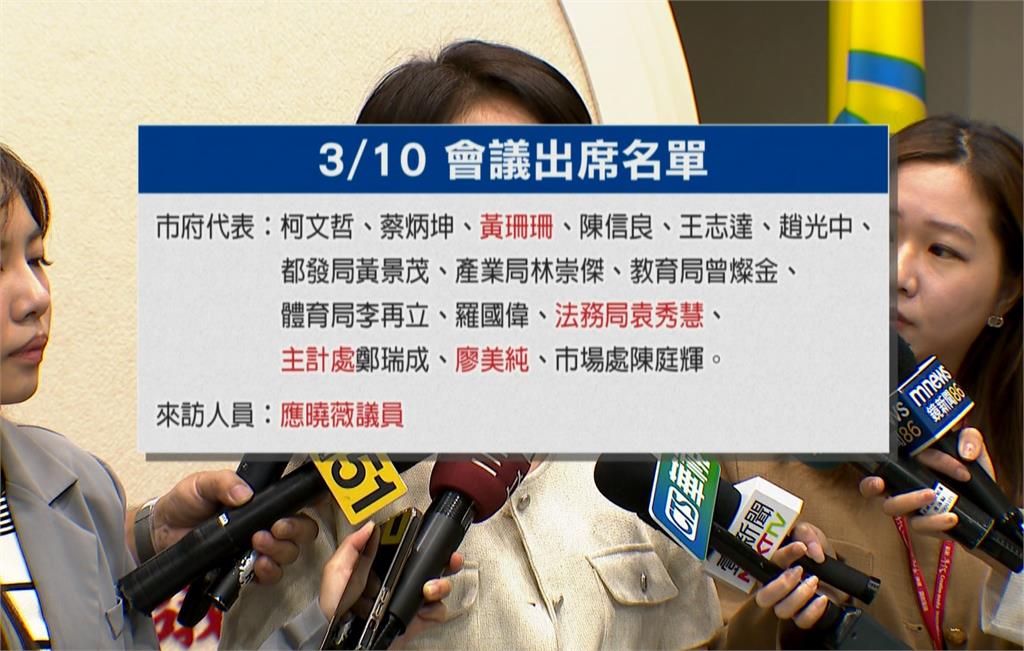 京華城案神秘女子曝光? 柯文哲澄清:是應曉薇便當會