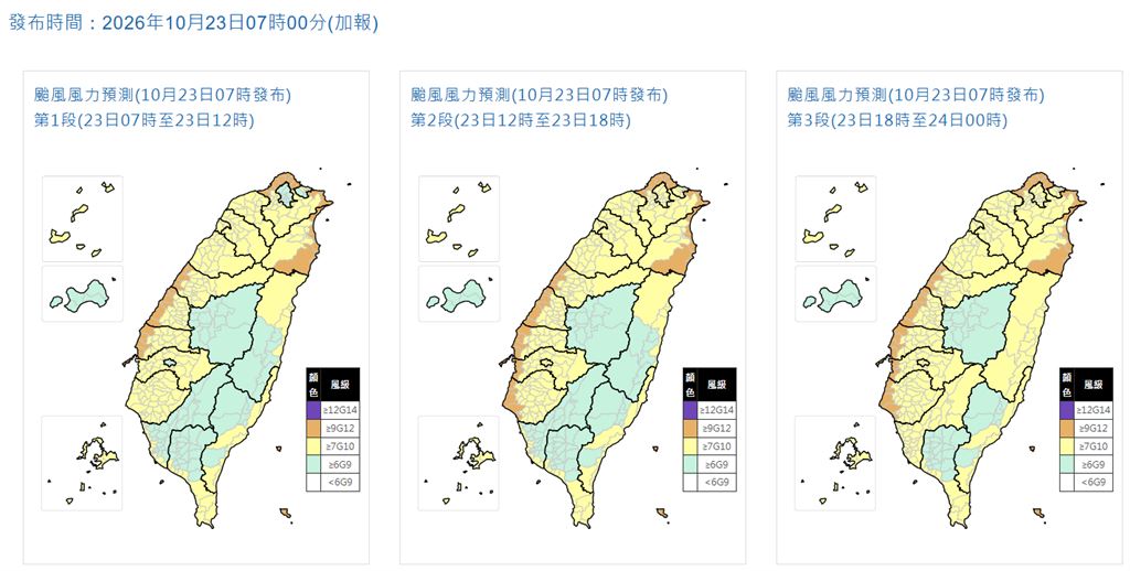 快新聞／中颱薔琵觸陸！最新風雨預測「7縣市」明晨達停班課標準