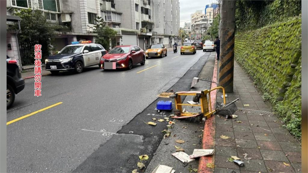 王夢麟酒駕撞飛手推車險撞人　女兒暴怒：酒駕全是垃圾