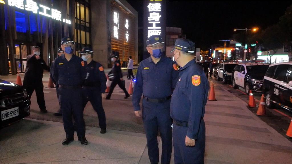 防範暴力案件　台中警大規模掃蕩臨檢