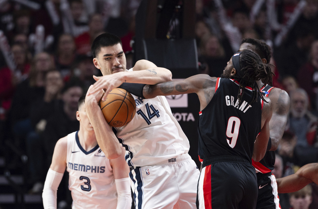 NBA(影)/灰熊少主莫蘭特進傷兵沒差 全隊7人得分上雙45分大虐拓荒者