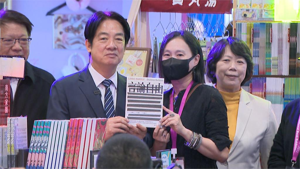 賴總統逛書展購買書單曝光 總統:投資自己穩賺不賠