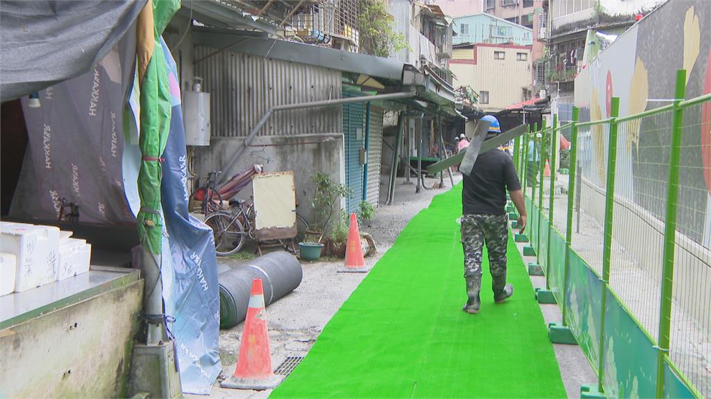 信義區天坑灌漿填平 週一恢復道路通行