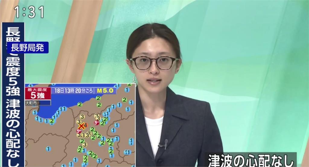 日本強震美女主播衝電視台「素顏報新聞」！畫面曝光1關鍵網超心疼