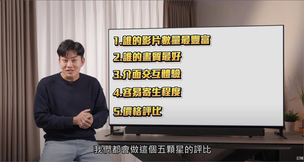 5大串流平台誰最划算?激推台人「首選Netflix」Joeman揭原因
