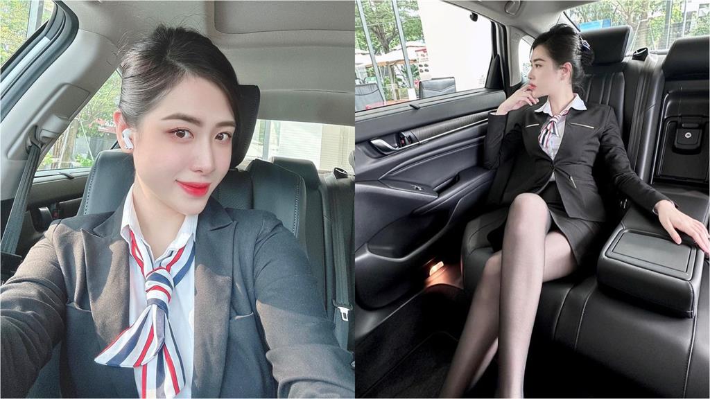 正妹女業務「緊身黑絲套裝」賣車!IG被神出 正妹女業務「緊身黑絲套裝」賣車!IG被神出「泳裝辣照」全流出