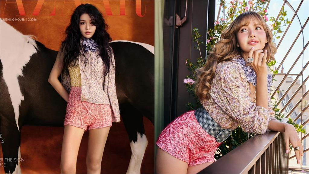 李毓芬穿「粉紅針織裝」造型撞衫Lisa!外貌再進化網看傻:當時康熙美多了