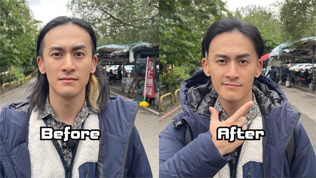 把留3年長髮剪短！日男體驗台灣傳統理髮　結果曝光引網驚：變年輕了