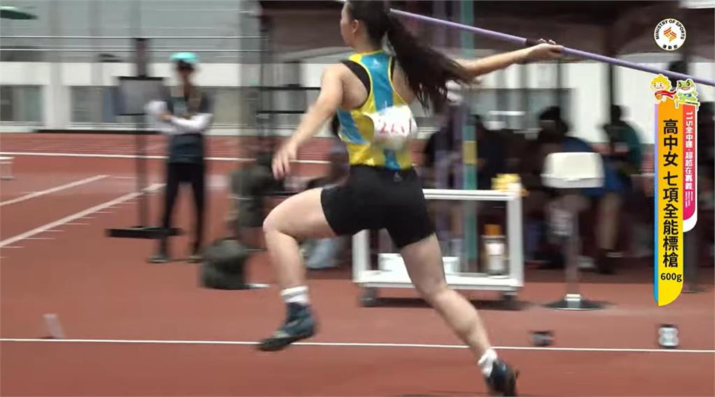 全中運(影)／「全能美少女」林沛萱完成高女七項三連霸！還要力拚亞運資格