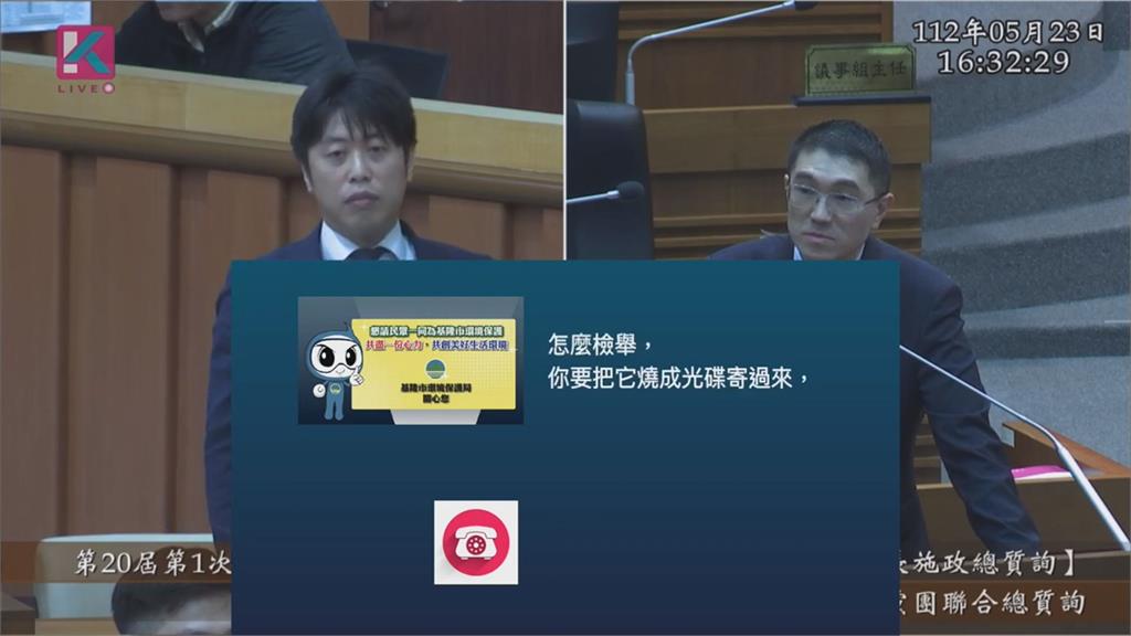 檢舉需把證據「燒光碟」繳交?張之豪總質詢對峙謝國樑:什麼時代了