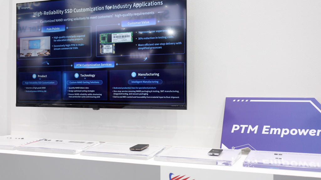 儲存遇見 AI。Longsys 攜手 Lexar 展出全方位儲存產品 打造 PTM 商業模式