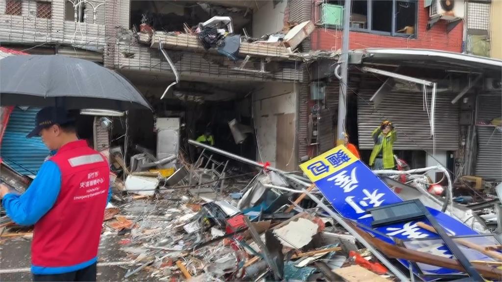 新竹氣爆震碎整條街! 影響18住戶 居民嚇:這是地獄嗎?