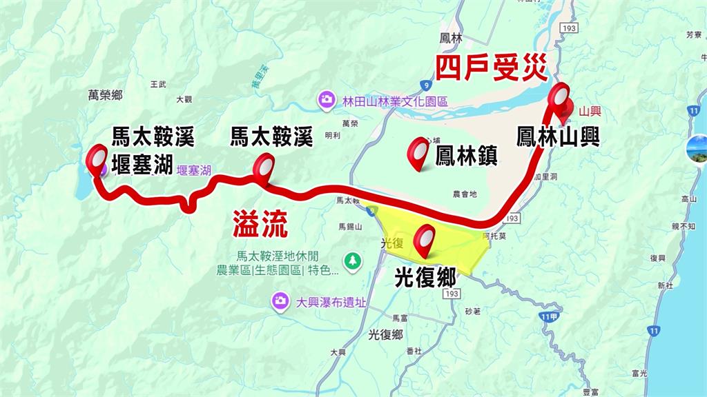 馬太鞍溪溢流也受災 鳳林山興里災民嘆被遺忘