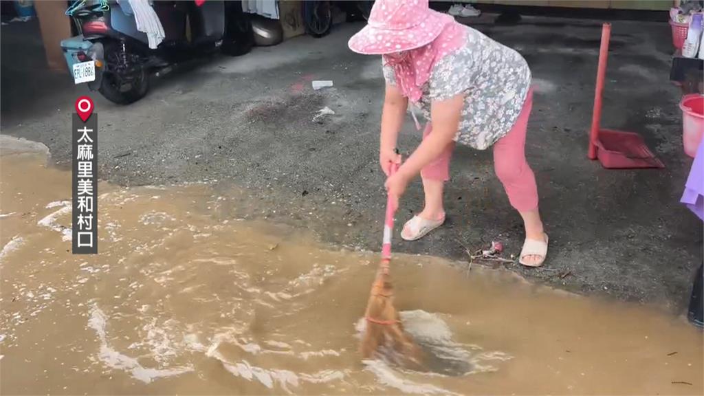 台東豪雨狂下！東65線泥流沖進民宅　金崙村山區60住戶提早撤離