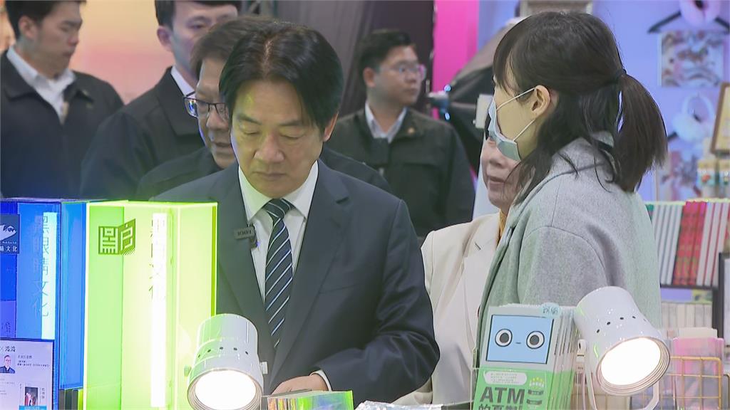 快新聞/文化是國家的根! 賴清德逛台北國際書展:投資自己穩賺不賠