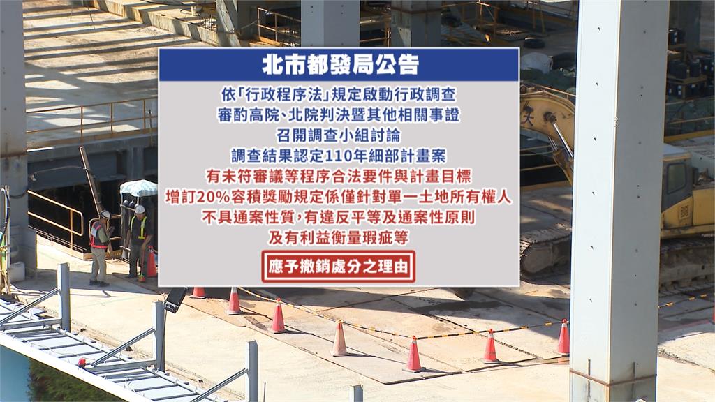 北市府撤銷京華城20%容積獎勵 簡舒培:坐實柯文哲圖利